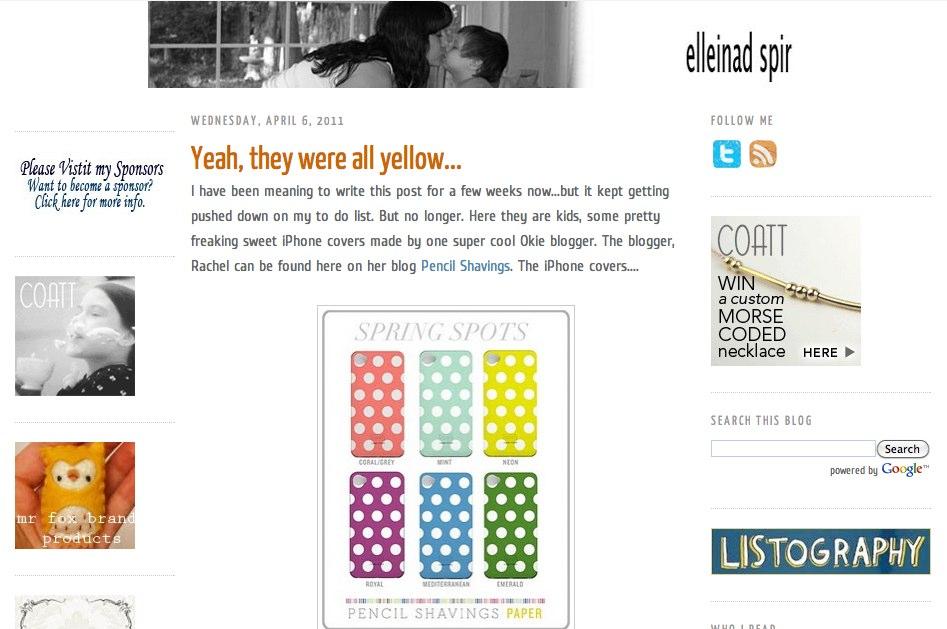Elleinad Spir: Yeah, they were all yellow...