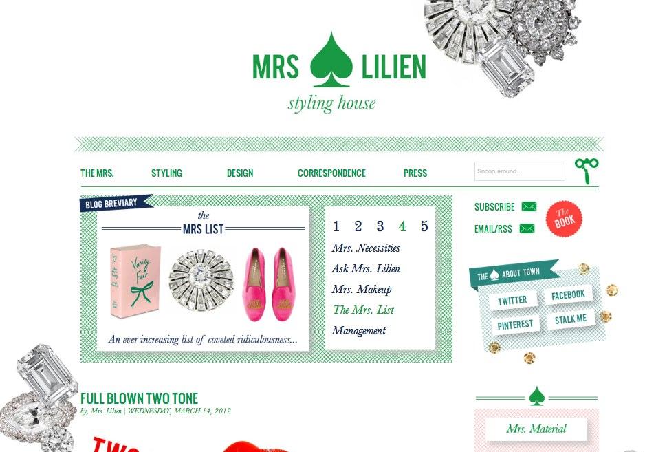 Mrs. Lilien - Styling House - Mrs. Lilien Styling House Blog