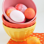 Polka Dot Colorful Easter Eggs