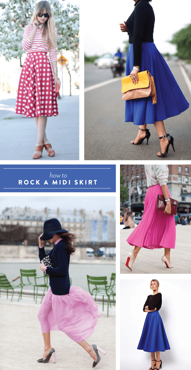 Midi skirts: the silhouette that flatters every body