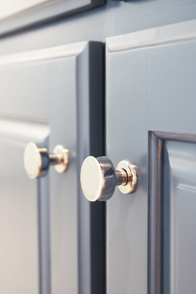 hardware-detail-on-blue-cabinet-door