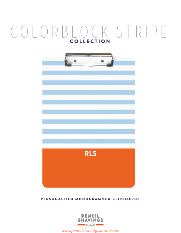 CLIPBOARD-Colorblock-Stripe