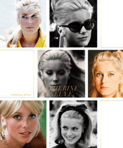 Stylemaker series: Channeling Catherine Deneuve www.pencilshavingsstudio.com
