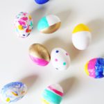 DIY: Gold Painted Easter Eggs