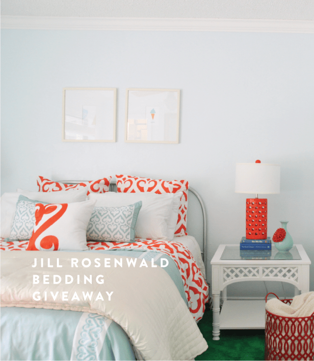 A bedding giveaway with Jill Rosenwald #jillbeddinggiveaway