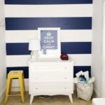 DIY: Vinyl Striped Walls