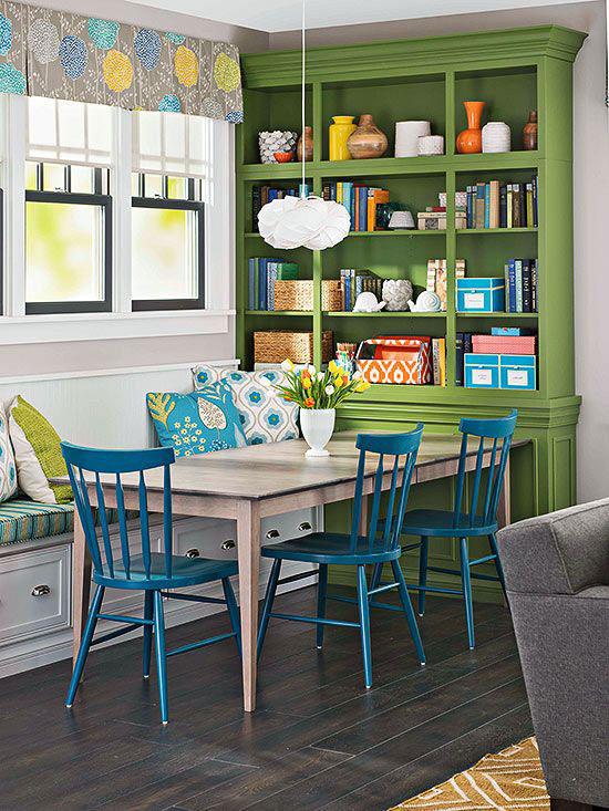 get the look: colorful trim & woodwork