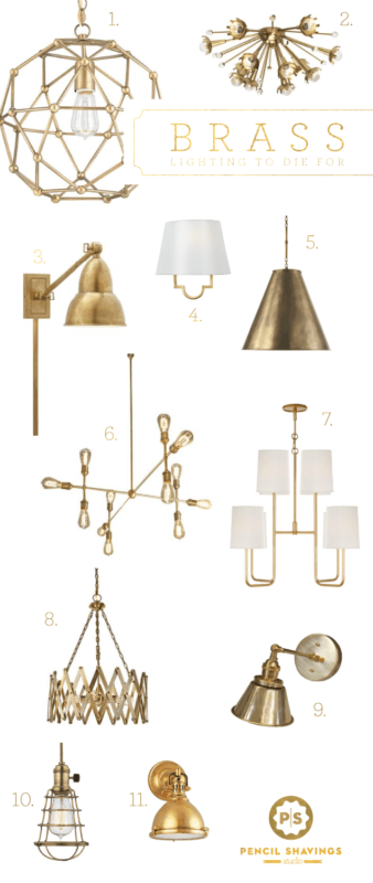 Brass Lighting Roundup