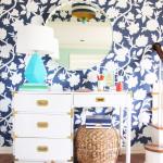 Entryway Wallpaper Makeover Reveal