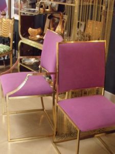 lavender milo baughman chairs - @psstudio www.pencilshavingsstudio.com