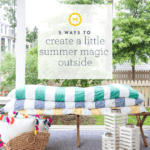 5 ways to create summer magic outdoors (+ a Hedgehouse giveaway!)