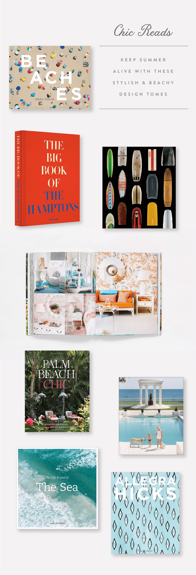 Chic reads: beachy coffee table books to keep summer lasting forever - www.pencilshavingsstudio.com