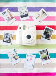 Fujifilm Instax Mini 8 - colorful instant cameras - www.pencilshavingsstudio.com
