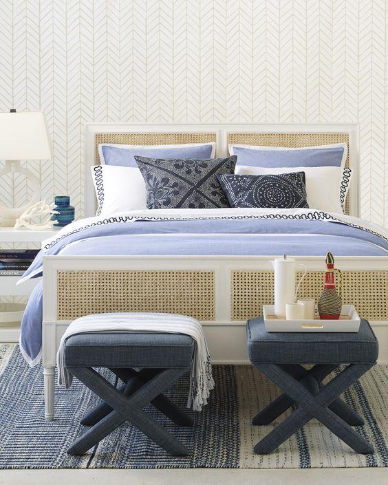 Get the look: all about the cane trend in home decor, especially for bedrooms and living rooms www.pencilshavingsstudio.com