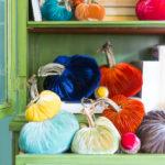 Styled: Multicolored Velvet Pumpkins