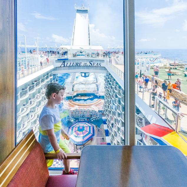 World’s largest cruise ships; the Allure of the Seas is a crown jewel in Royal Caribbean's fleet of family-oriented ships. Eastern Caribbean itinerary with ports of call to Nassau, St Thomas, St Kitts; Sky Class Royal Loft suite tour. #familytravel #travelwithkids #cruiselife #cruisetips #cruisingwithkids #allureoftheseas www.pencilshavingsstudio.com