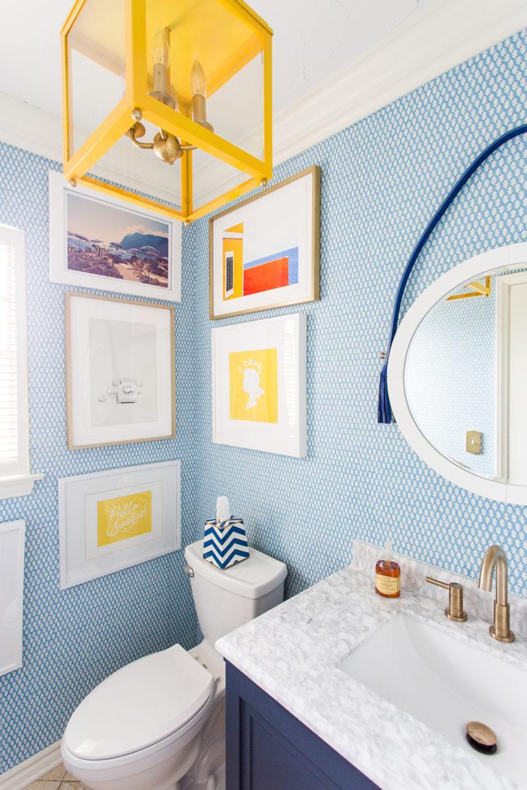 Powder bathroom reveal! | Pencil Shavings Studio